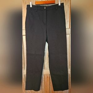 LOFT Black Straight Cropped Size 4